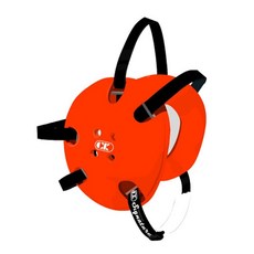 Cliff Keen E58 헤드기어 (실버 블랙 스트랩 포함)_163028, 오렌지/블랙_163028