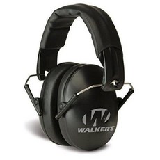 Walker's 로우 프로파일 접이식 머프 퍼플 액센트 176866, 블랙
