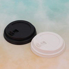 [홀더킹]12/16온스 개폐형 종이컵 뚜껑 핫컵리드 1 000개, 12/16온스 개폐-화이트, 1개