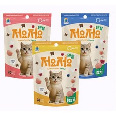 캐츠랑 저요저요 덴탈 이빨과자 닭고기 연어 참치, 60g, 1개