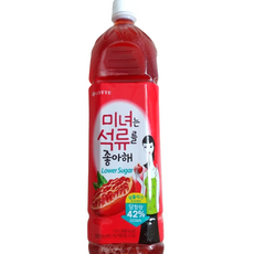 롯데칠성 미녀는 석류를 좋아해, 1개, 1.5L