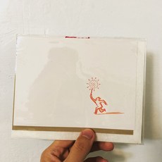 Sooday 蘑菇Mogu 花火少年凸版卡片 全新限量絕版設計, 1個