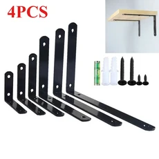 4PCS 두꺼운 L 자형 브래킷 선반 코너 지원 용 금속 앵글, 100x64mm