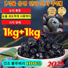 5A등급 1kg+1kg 건조 블루베리 100% 건블루베리 대형 킹사이즈 블루베리, 특급 무설탕,100g×2개
