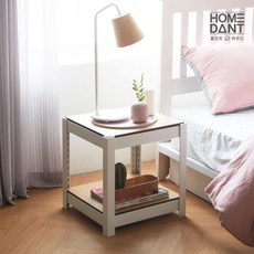 틈새 수납 선반 500x500x600 2단, 화이트, 1개