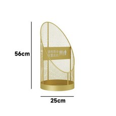 家用商用雨傘架 瀝水傘桶門口置傘架, 1個, 金色A款