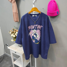 엉클 후리스 겨울 반팔티