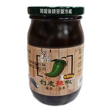 寶島蜜見 麻油剝皮辣椒, 450g, 1個