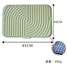 新款 矽膠 貓砂墊 防滑 可折疊 寵物 矽膠墊 防帶出貓砂盆 貓砂 nb10, 1個, 小號豆綠色