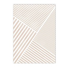 보헤미아 현대 중립 베이지 추상 미술 포스터 미니멀리스트 기하학 캔버스 회화 라인 벽 그림 거실 장식, 01 13x18cm No Frame, 01 13x18cm No Frame, 1개