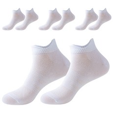 남녀공용 스포츠 쿠션 양말 미끄럼방지 흡습속건 발목삭스 러닝 헬스 4종세트, 1세트, 02 여성 화이트