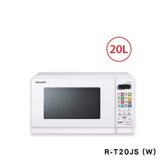 SHARP 夏普 20L觸控式微電腦微波爐 R-T20JS(W) 白色 簡約設計