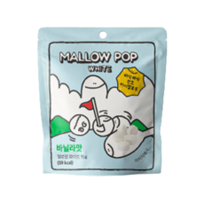 멜로팝 화이트 바닐라맛, 6개, 15g
