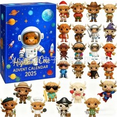 Highland Cow 高地牛 降臨日曆, 1個, 高地牛2025年降臨日曆C