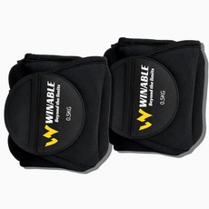 윈어블 모래주머니 손목 발목 중량밴드 헬스 크로스핏 1kg 2kg 3kg 4kg 6kg 10kg, 블랙