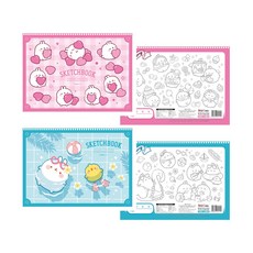 2000 몰랑 스케치북 미술 준비물 새학기 신학기 그림그리기 캐릭터, 단품, 단품