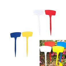 꺾임 식물 이름표 50cm 꽃명찰 화단팻말, 파랑