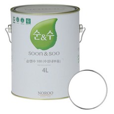 노루 순앤수100, 화이트1, 4L, 1개
