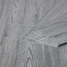 樂嫚妮 1.7坪零甲醛DIY自黏式仿木紋巧拼木地板貼/BSMI商檢合格, 126煙燻灰橡木色, 1個