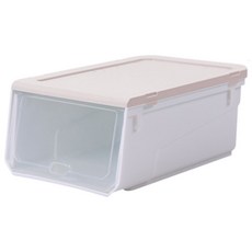 滑蓋式鞋盒 SN0181 透明可堆疊鞋子收納盒 防塵防潮鞋櫃整理, 灰色+綠色+粉紅色, 單入