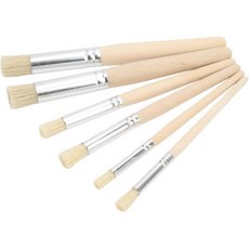6 로그 드로잉 중공 템플릿 B Ylic 오일 팅 아트 플리스 스텐실 브러시 6PCS 나무 컬러 DIY Fts를 위한 세팅