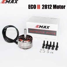 Emax ECOII 2812 브러시리스 모터 RC FPV 드론 레이싱용 930KV 3-6S 4 개, 01 2812 1100KV, 1개