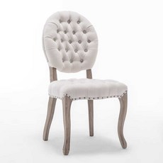 혼주 의자 식탁 대기실 화장대 신부 엔틱 서재 뷔페, 1개, 둥근뒷면 자작나무