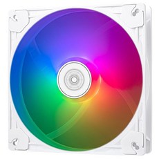 SilverStone Technology Vista 140 화이트 컬러 ARGB 성능 향상 140mm PWM 팬 주소 지정 가능한 RGB(ARGB) SST-VS140W-AR