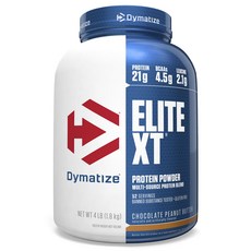 Daimatize Elite XT 多源蛋白粉, 巧克力花生醬, 1個, 1.8kg