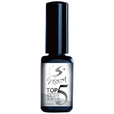 Splus S 上層底膠免清穿戴甲封層美甲甲油膠 - 高亮度/磨砂封層可選, 詳見包裝, 1個