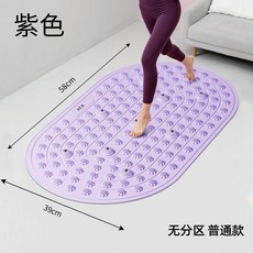 ACK 液態軟膠指壓板足底按摩墊, 1個, 紫色 58CM 無分區-普通款
