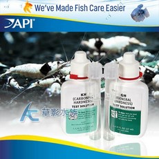 【AC草影】API 魚博士 GH/KH測試劑 - 魚缸水質硬度測試劑, 1個