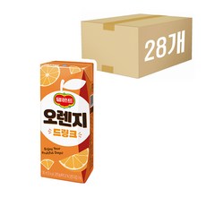 [안녕골목마켓] 델몬트 드링크 오렌지, 190ml, 28개