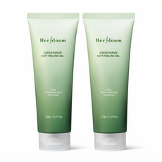 허블룸 그린 파파인 소프트 저자극 필링젤 120g 히알루론산 120ml 2개
