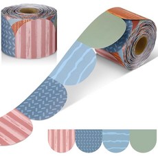 Resurhang 20m(66.4피트) 부채꼴 게시판 테두리 장식 부채꼴 테두리 트림 롤 교실 테두리 게시판 학교 사무실 파티 벽 장식용 (보헤미안), 보헤미안