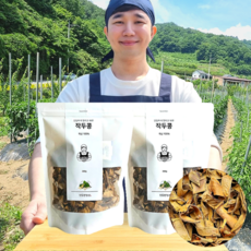 1+1 반듯한청년 볶은 작두콩 차 200g 2봉 건조 햇 말린 것, 2개, 1개입