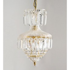 華燈惠 歐洲古典帝凡尼造型水晶玻璃吊燈 巴洛克復古玄關走廊燈具 鑽石切割面, 金色, 金色