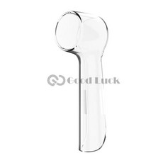 歐樂B電動牙刷刷頭保護蓋，透氣防塵彩色透明刷頭蓋，口腔清潔必備, 1個, 透明