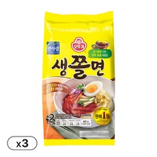 오뚜기 생쫄면(2인) 452g 3개