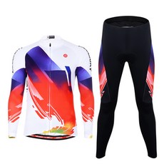 바이크랩 남성용 자전거의류 라이딩복 긴팔 상하의 세트 LBL17-12