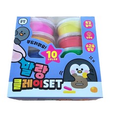 와이엔 촉감놀이 말랑 클레이, 10색, 1개