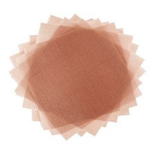 【199齣貨】優質銅網 金屬紗網 紫銅電磁紗網 抗陽臺銅網 防盜加厚髮網 10/200目, 40目 30x60cm 1塊, 1個