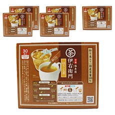 Iyemon 抹茶焙茶隨身包, 6盒, 30條, 0.8g