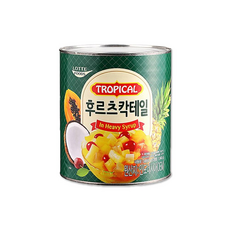 롯데 후르츠칵테일 통조림, 10, 850g