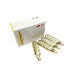 MOSA CO2/N2O 氣泡水/鮮奶油氣彈小鋼瓶, CO2 氣彈小鋼瓶 一盒(10入)