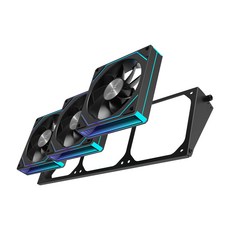 마이크로닉스 WIZMAX 파워업 키트 케이스 쿨러 브라켓 (블랙), 1개, 블랙