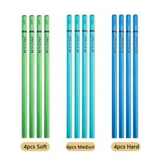 NYONI 스케치 숯 연필 N2801 S. 소프트 미디엄 하드 14B 카본 미술 용품 페인팅, MIX1