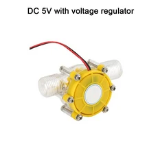 미니 수력 발전기 터빈 유량 유압 변환 에너지 발전기용, 02 DC5V A, 1개