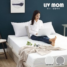 리브맘 무중력 메모리폼 롤팩 삼중직 매트리스 싱글 15cm, 01.삼중직화이트