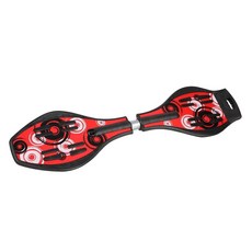 扭動滑板，街頭潮流便攜滑板，靈活操控，安全耐用，展現個人風格, 紅色, 1個